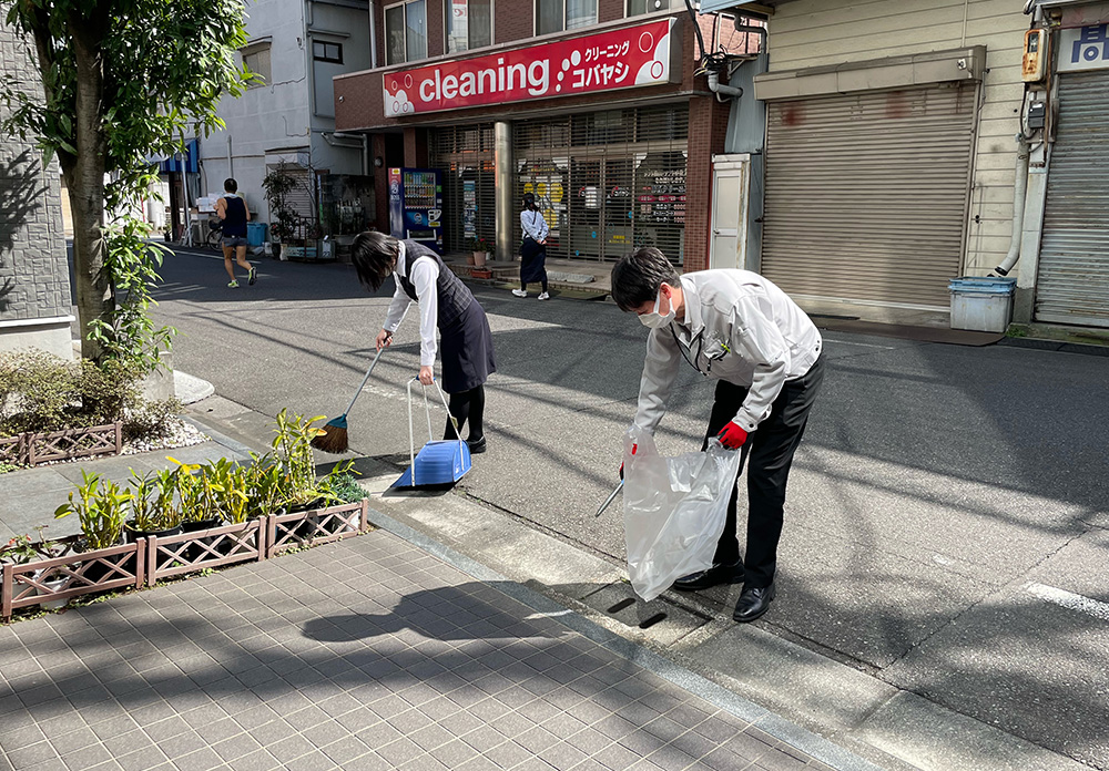 根津鋼材 社会貢献活動 地域の美化活動